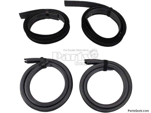 1968-1971 Dodge W100 Pickup Door Window Belt Weatherstrip Kit - DIY