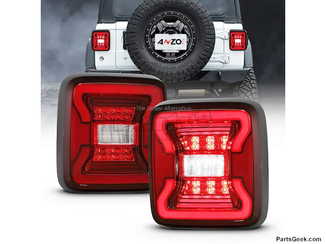 19 2019 Jeep Wrangler Tail Light Assembly - Body Electrical - Anzo, DIY