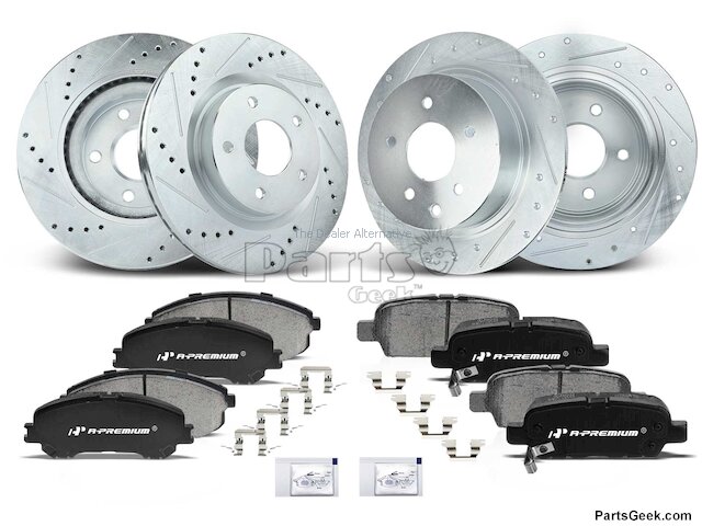 PowerStop Rotor Kit | 2005–2006 Nissan Altima (SC092)