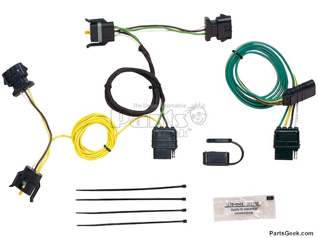 03 2003 Ford E350 Club Wagon Trailer Wiring Harness - Body Electrical ...