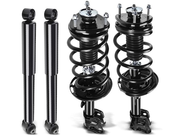 Unity Automotive Front Struts & Rear Shocks Bundle – Acura MDX 2003-2006, Complete 4-Piece Kit