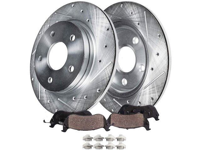 thumbnail image 2 of HQ Brakes Rear Disc Brake Kit For 2011-2014 Kia Sorento – 2 Rotors & Ceramic Pads 2 of 6