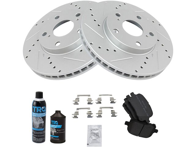 1997-2001 Lexus ES300 Brake Rotor - TRQ BKA17409 - Front