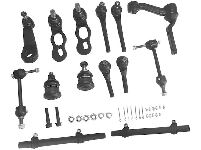 thumbnail image 2 of TRQ 15pc Front Steering & Suspension Kit For Chevy GMC K1500 K2500 Tahoe Yukon 95-00 2 of 4