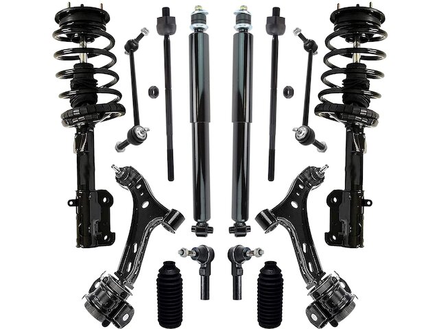 Complete Strut And Shock Absorber Kit 4x For Ford Mustang 2005-2010 – Front & Rear With Coil Springs