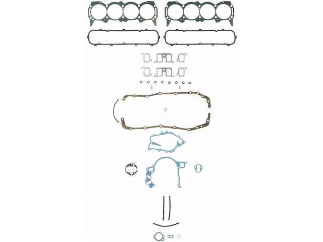 For 1968-1970 Buick Sportwagon Engine Gasket Set Felpro 49487JMJV