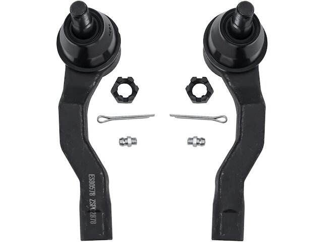 BOXI 4-Piece Tie Rod End Set For Infiniti G35 & Nissan 350Z - Front Inner & Outer Rods