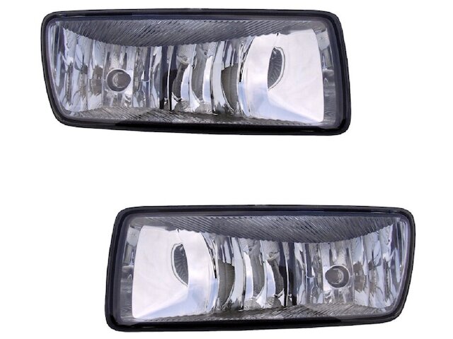 Fog Light Covers For 2002-2005 Ford Explorer - Black Textured, Clip-On, Pair Set
