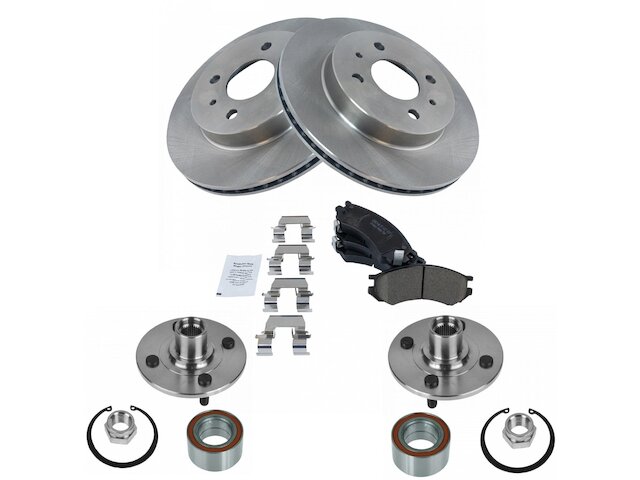 1994-2002 Saturn SC2 Brake Rotor - TRQ BKA17483 - Front