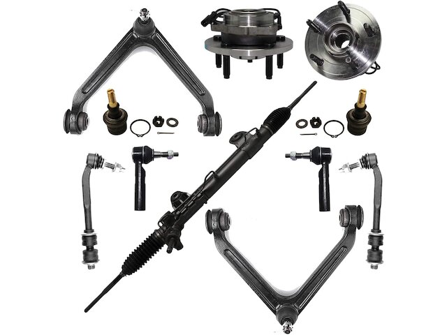 2006-2009 Dodge Durango Steering Rack Wheel Hub Control Arm Kit ...