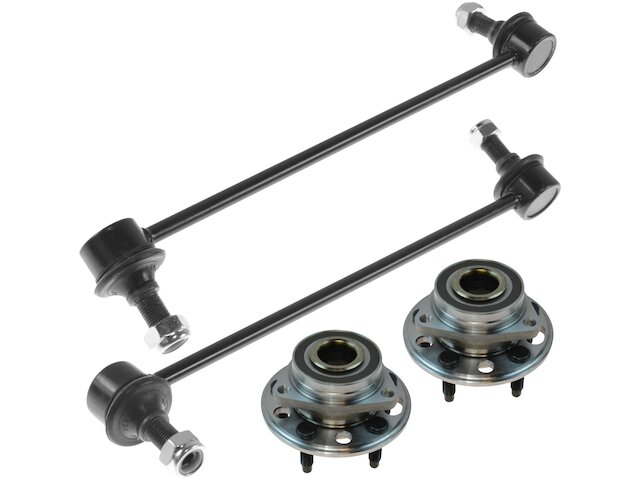 4-Piece Front Suspension Kit - Lower Control Arms & Sway Bar Links With Non-Tear Bushings 5 thumbnail image