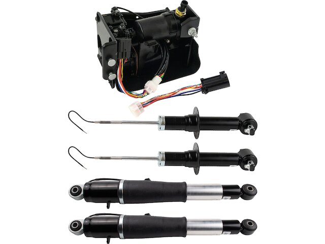 2015-2019 GMC Yukon Air Suspension Compressor and Shock Kit - TRQ ...