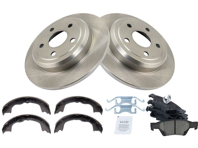 2011-2019 Dodge Durango Brake Rotor - TRQ BKA27896 - Rear - PartsGeek.com