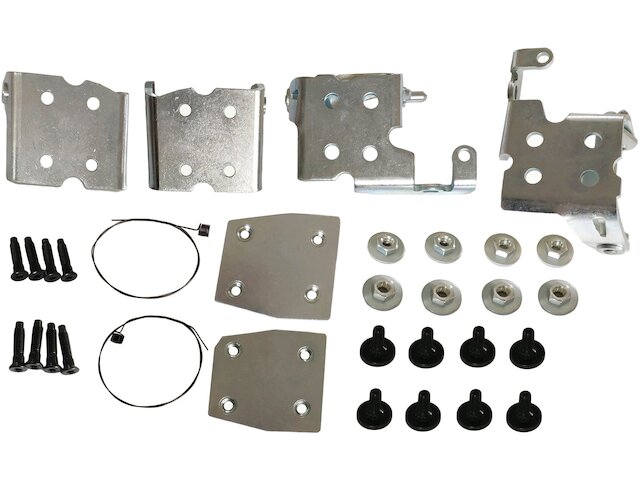 Hood Hinge Pair For Chevy Silverado 1500/2500 1999-2006 - Steel Black Replacement Set