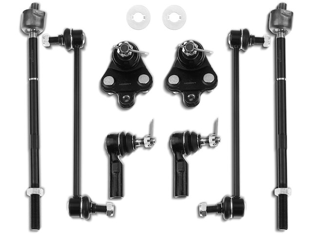 8-Piece Front End Kit: Control Arms, Ball Joints & Tie Rod Ends For 2003-2008 Toyota Matrix