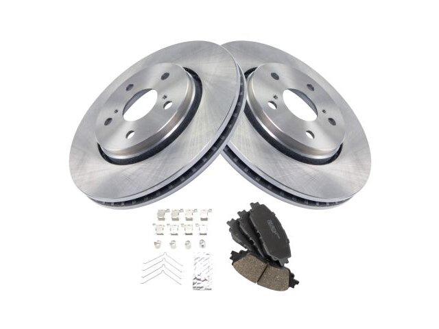 For 2022 Toyota C-HR Brake Pad and Rotor Kit Front 78299WNZX Brake