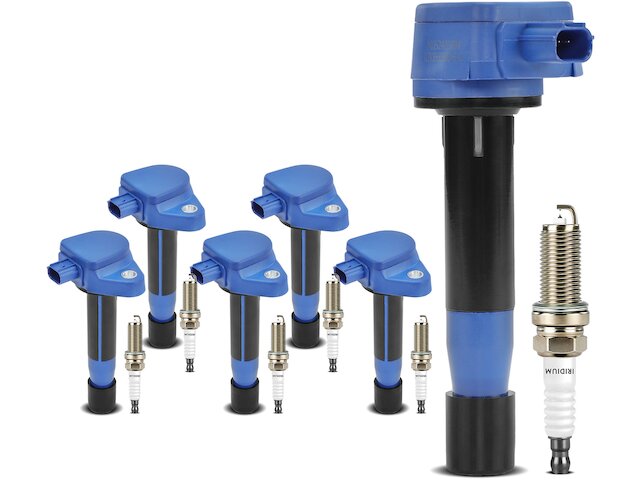 ECCPP UF603 6 Ignition Coils With 6 Iridium Spark Plugs For Ford For Acura1 Honda Rl Tl Tsx Accord Crosstour Odyssey 2009 2010 2011 2012 2013 2014 3 5l 3 7l