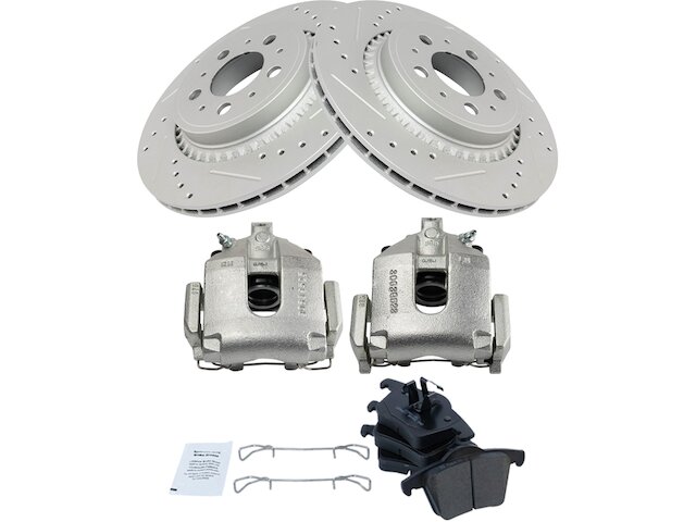 2003-2014 Volvo XC90 Brake Rotor - TRQ BKA19259 - Rear - PartsGeek.com