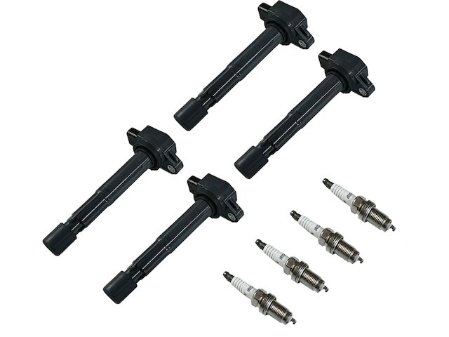 VAP-AutoParts Ignition Coil & Iridium Spark Plug Combo – For Acura TSX 2.4L 2004-2008 (4 Coils + 4 Plugs)