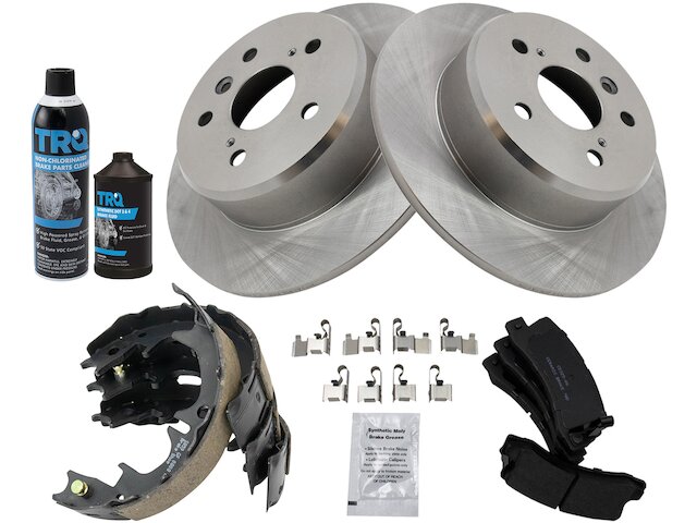 Lexus Rx300 Rear Brake 1999-2003 Lexus RX300 Brake Rotor - TRQ BKA38592 - Rear - PartsGeek.com