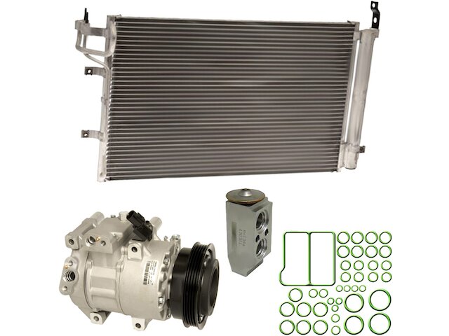 New A/C Compressor With Clutch For Kia Spectra & Spectra5 2007-2009 – 2.0L, 4 Groove, CO 10984C