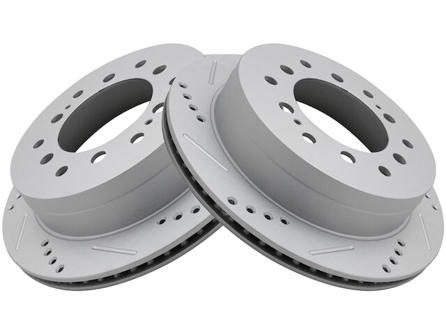For 2007 2009 Toyota FJ Cruiser Brake Rotor Set Rear 63298FP 2008 Brake Rotor EBay