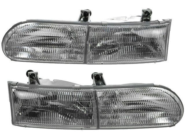 For 1992 1995 Ford Taurus Headlight Assembly Set 59642bg 1993 1994 Gl Ebay