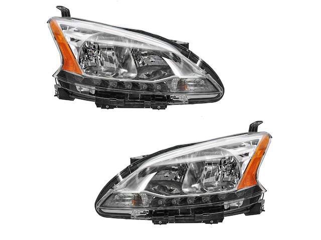 For 2013 2015 Nissan Sentra Headlight Assembly Set 96681tg 2014 Ebay