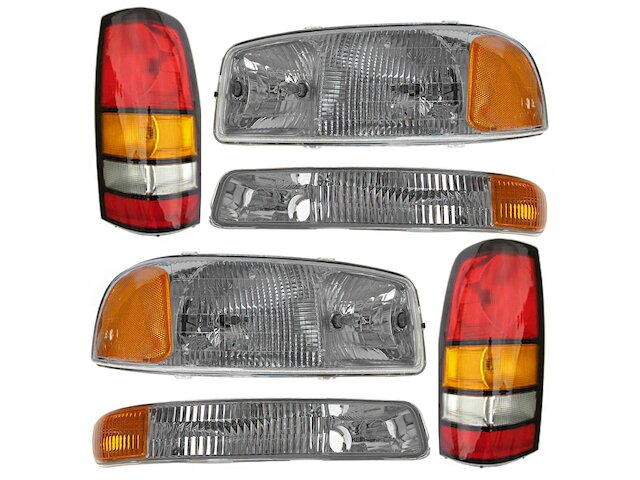 For 20042006 GMC Sierra 1500 Headlight Tail Light Parking Light Kit