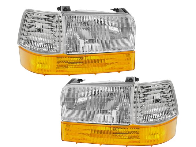 1992-1997 Ford F350 Headlight Assembly - DIY Solutions LHT04080