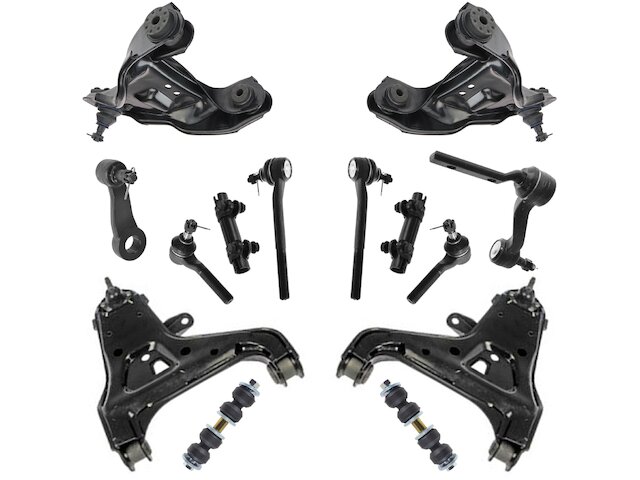 For 2001-2004 Chevrolet S10 Control Arm Sway Bar Link Tie Rod Kit
