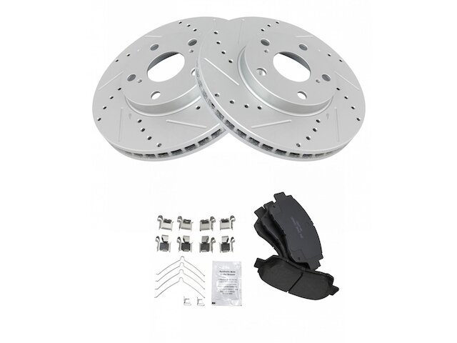 SSRSP319インチ For 1992-1996 Lexus ES300 Brake Pad and Rotor Kit Front 88645CF