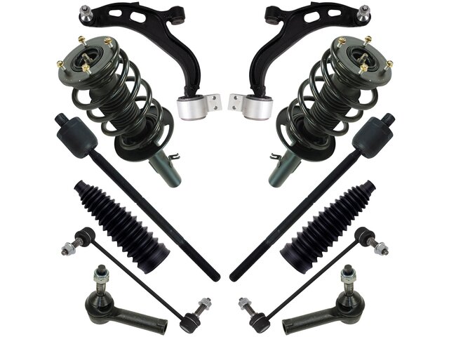 2012 Ford Flex Strut Coil Spring Control Arm Ball Joint Kit - TRQ ...
