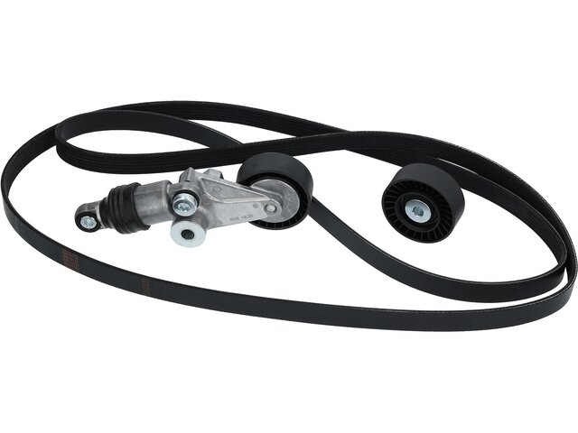 EPDM Serpentine Belt Kit For Kia Sorento 2003-2007 - Fits Alternator, A/C, Power Steering (3PC Set)