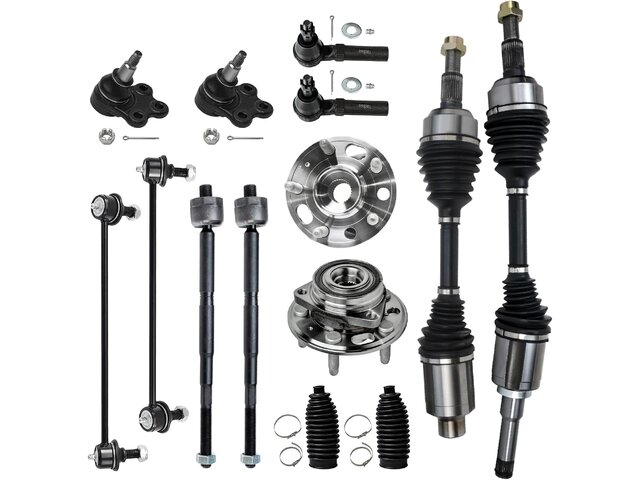 DTA 2 Front CV Axles For Chevrolet Equinox And GMC Terrain 2010 2017 2 4l Pair