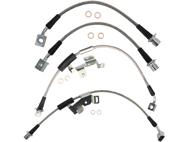 GM Genuine Left Front Brake Hose 15921147 – For 2007-2013 Hummer, Silverado, Sierra, Yukon (ACDelco OEM)