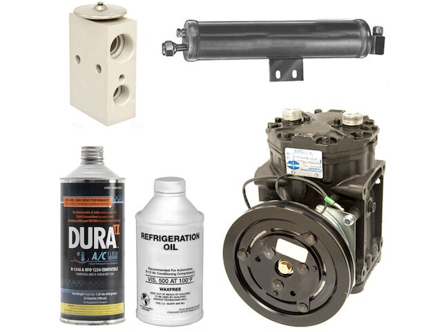 A/C Compressor Kit For 1997-2004 Ford Mustang 4.6L – Includes Compressor, Drier, Oil & Seals