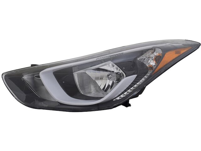 Fit 2014 2015 2016 Hyundai Elantra Headlights W/ Led Halogen Headlamp Right&left