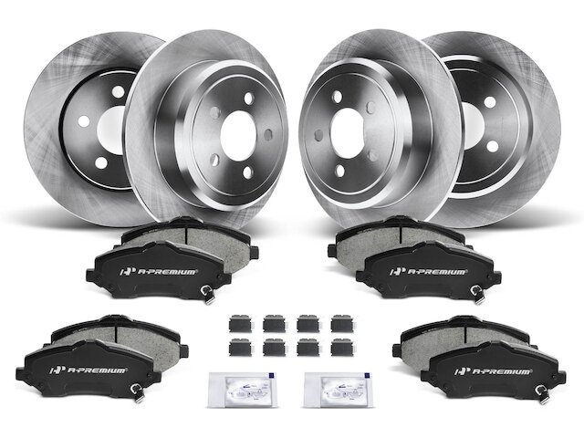 2008-2012 Jeep Liberty Brake Shoe Set - Detroit Axle 4P50345