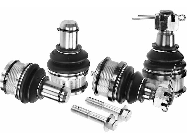 4PC Front Upper & Lower Ball Joints Kit For 1993-1994 Ford Explorer & Ranger – Greasable, OE Spec, Alloy Steel