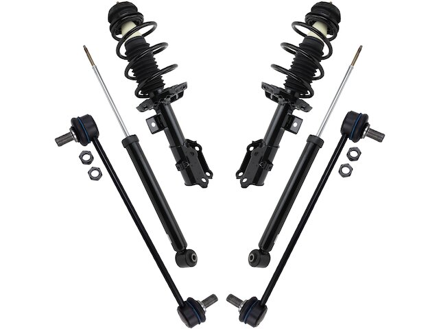 Unity Automotive Front Complete Strut & Spring Assemblies For 2018-2021 Hyundai Accent (Pair)