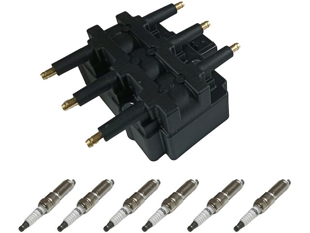 6X Spark Plugs + Wire Set & Coil Pack Kit For 2007-2011 Jeep Wrangler 3.8L V6 (Fits Many Chrysler/Dodge/VW Models) 3 thumbnail image