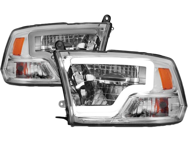 Evan-Fischer Left Side LED Headlight Assembly – For 2019-2024 Ram 1500 – W/ Bulbs