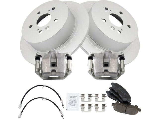 Complete Front & Rear Brake Kit For 2008-2013 Toyota Highlander - Rotors & Ceramic Pads