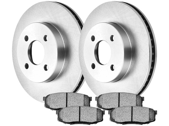 2007-2008 Pontiac G5 Brake Rotor - TRQ BKA14086 - Front