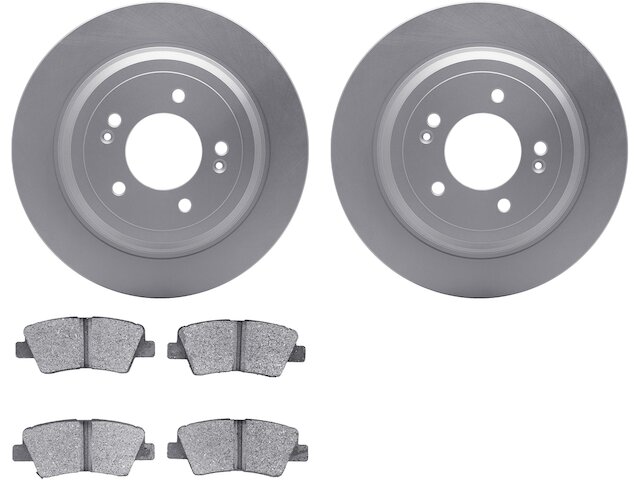 Dynamic Friction Front Brake Rotor - OEM Replacement Rotor, CNC Machined, Precision Balanced (Part 600-03054)
