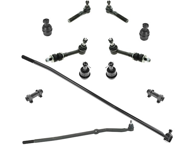 thumbnail image 2 of Detroit Axle 6pc Front End Kit – 1998-1999 Dodge Ram 1500 4WD – Wheel Hubs, Tie Rods, Sway Bars 2 of 5