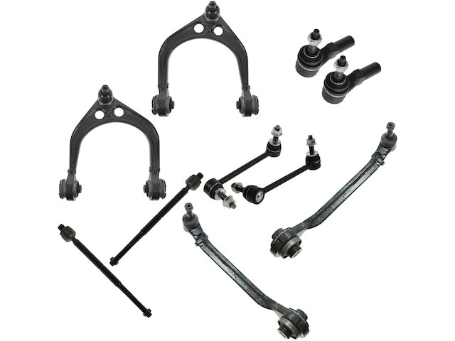 Frenzybro 8pcs Rear Upper Lower Control ArmStrut Rod Trailing