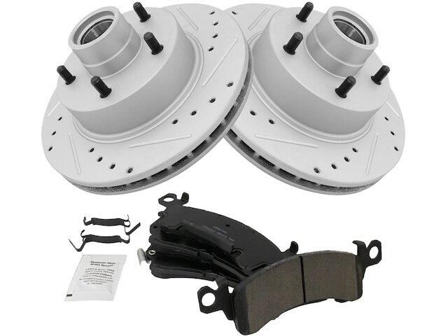 1973-1977 Pontiac LeMans Brake Rotor - TRQ BKA20989 - Front