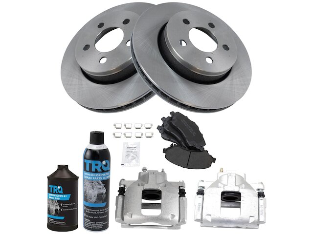 Front & Rear Brake Rotors for 2007-2010 2011 Dodge Nitro 2008-2012